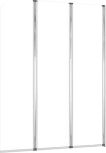 Parawan nawannowy vidaXL 2 parawany na wannę, 104x130 cm, szkło hartowane, przezroczyste 6