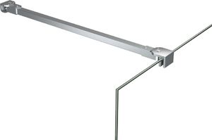 vidaXL Wspornik do parawanu na wannę, stal nierdzewna, 47,5 cm 2