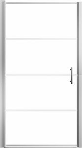 vidaXL Drzwi prysznicowe, hartowane szkło, 91 x 195 cm 3