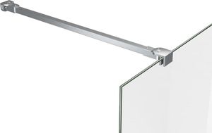 vidaXL Wspornik do parawanu na wannę, stal nierdzewna, 57,5 cm 2