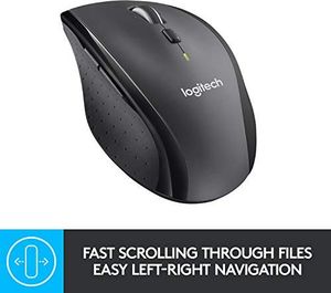 Mysz Logitech Mysz bezprzewodowa M705 Marathon, połączenie 2,4 GHz przez odbiornik USB Unifying, czujnik laserowy 1000 DPI, 3-letnia żywotność baterii, 7 przycisków, PC / Mac - czarny 3