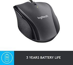 Mysz Logitech Mysz bezprzewodowa M705 Marathon, połączenie 2,4 GHz przez odbiornik USB Unifying, czujnik laserowy 1000 DPI, 3-letnia żywotność baterii, 7 przycisków, PC / Mac - czarny 6