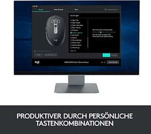 Mysz Logitech Logitech M590 Silent Wireless, Bluetooth i połączenie 2,4 GHz przez odbiornik USB Unifying, czujnik optyczny 1000 DPI, 2-letnia żywotność baterii, PC / Mac - rubinowo-czerwony / czerwony 8