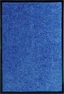 vidaXL Wycieraczka z możliwością prania, niebieska, 40 x 60 cm 1
