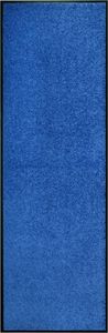 vidaXL Wycieraczka z możliwością prania, niebieska, 60 x 180 cm 1