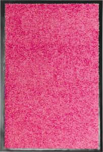 vidaXL Wycieraczka z możliwością prania, różowa, 40 x 60 cm 1