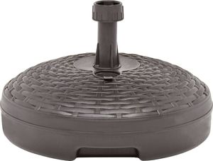 vidaXL Podstawa pod parasol, wypełniana wodą/piaskiem, 20 L, brązowa 2