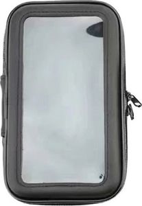 Hurtel Rowerowy wodoodporny motocyklowy uchwyt torba sakwa na telefon na kierownicę XL (max wymiar telefonu: 165 mm x 80 mm) czarny (bez mocowania do kierown 1