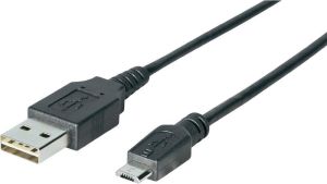 Kabel USB Sharkoon USB-A - microUSB 2 m Czarny (4044951015498) 1