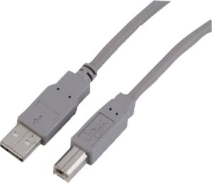 Kabel USB Sharkoon 2.0 A-B, 5m, szary (4044951015337) 1