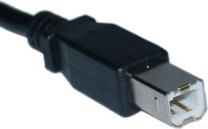 Kabel USB Sharkoon USB-A - USB-B 5 m Czarny (4044951015283) 4