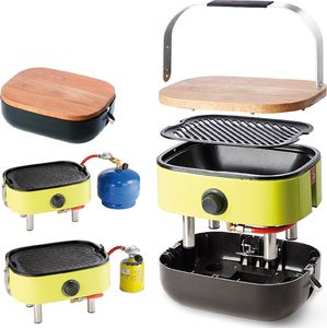 Meva GP18002 Grill turystyczny gazowy 2.5 kW 24 cm x 35 cm 2