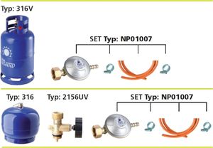 Meva GP18002 Grill turystyczny gazowy 2.5 kW 24 cm x 35 cm 8