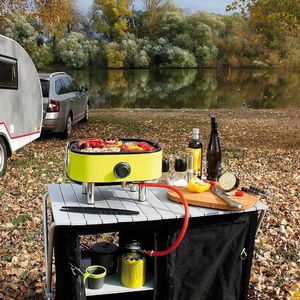 Meva GP18002 Grill turystyczny gazowy 2.5 kW 24 cm x 35 cm 10