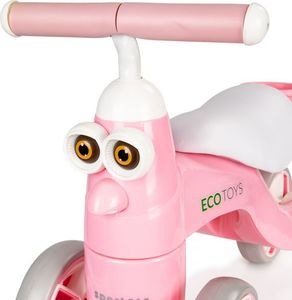 Ecotoys Rowerek biegowy mini rower chodzik muzyka led 3