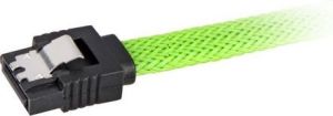 Sharkoon SATA - SATA, 0.45m, Zielony (4044951016525) 4