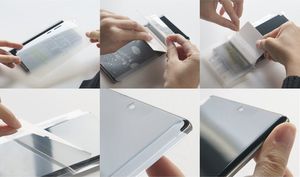 Ringke Ringke Dual Easy Wing 2x łatwa w przyklejeniu folia na ekran i boki LG Velvet (DWLG0001) uniwersalny 11