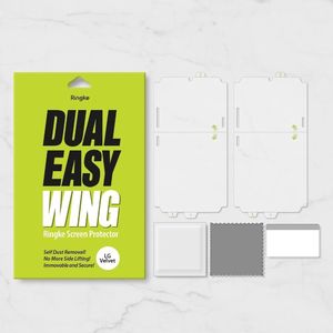 Ringke Ringke Dual Easy Wing 2x łatwa w przyklejeniu folia na ekran i boki LG Velvet (DWLG0001) uniwersalny 13