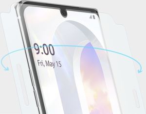 Ringke Ringke Dual Easy Wing 2x łatwa w przyklejeniu folia na ekran i boki LG Velvet (DWLG0001) uniwersalny 2