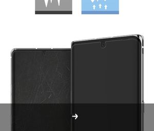 Ringke Ringke Dual Easy Wing 2x łatwa w przyklejeniu folia na ekran i boki LG Velvet (DWLG0001) uniwersalny 4