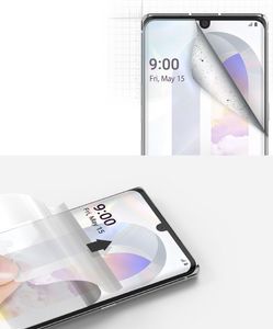 Ringke Ringke Dual Easy Wing 2x łatwa w przyklejeniu folia na ekran i boki LG Velvet (DWLG0001) uniwersalny 9