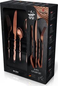 Berlinger Haus KOMPLET SZTUĆCÓW 24-ele BŁYSZCZĄCE BERLINGER HAUS ROSEGOLD BH-2621 3
