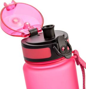 Meteor Butelka z sitkiem różowa 500 ml 2