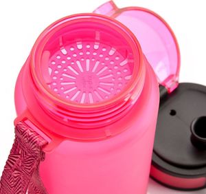 Meteor Butelka z sitkiem różowa 500 ml 5