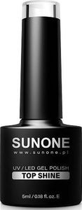 Sunone SUNONE_UV/LED Gel Polish Top Shine top hybrydowy nadający połysk 5ml 1