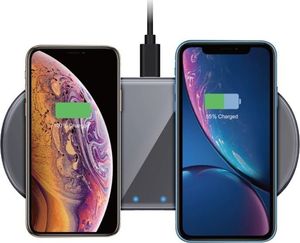 Ładowarka Crong Dual Fast Indukcyjna 2 A (CRG-DFWC15W-BLK) 6