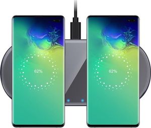 Ładowarka Crong Dual Fast Indukcyjna 2 A (CRG-DFWC15W-BLK) 7