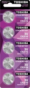 Toshiba Bateria CR2016 5 szt. 1