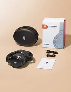 Słuchawki TaoTronics Słuchawki z aktywną redukcją szumów Słuchawki Bluetooth 5.0 TaoTronics 35 godzin pracy Dźwięk stereo Hi-Fi Zintegrowany mikrofon Zestaw słuchawkowy nauszny do pracy w podróży telefon 2