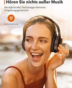 Słuchawki TaoTronics Słuchawki z aktywną redukcją szumów Słuchawki Bluetooth 5.0 TaoTronics 35 godzin pracy Dźwięk stereo Hi-Fi Zintegrowany mikrofon Zestaw słuchawkowy nauszny do pracy w podróży telefon 3