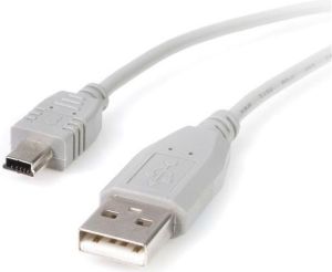 Kabel USB Sharkoon 2.0 A-B Mini, 0,5m, biały 1