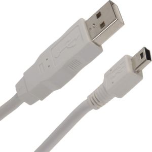 Kabel USB Sharkoon 2.0 A-B Mini, 0,5m, biały 2