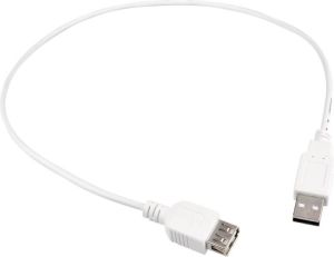 Kabel USB Sharkoon przedłużacz, 0,5m, biały (4044951015436) 1