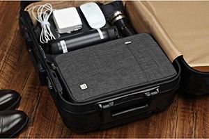 Etui NIDOO NIDOO 17-calowy wodoodporny pokrowiec na laptopa Pokrowiec na notebooka Pokrowiec na 17,3-calowy HP Pavilion 17 / HP 17 / 17,3-calowy Dell Inspiron 17 (ciemnoszary) 3