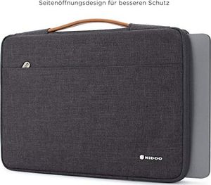 Etui NIDOO NIDOO 14-calowy pokrowiec na laptopa teczka na laptopa torby na ramię do 14-calowego laptopa Lenovo Chromebook S330 / Lenovo ThinkPad E490 T490 T490s T590 / HP ProBook 645 G4 / Acer Swift 5 7, ciemnoszary 5