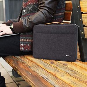 Etui NIDOO NIDOO 14-calowy pokrowiec na laptopa teczka na laptopa torby na ramię do 14-calowego laptopa Lenovo Chromebook S330 / Lenovo ThinkPad E490 T490 T490s T590 / HP ProBook 645 G4 / Acer Swift 5 7, ciemnoszary 7