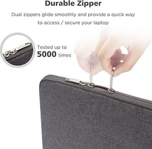 Etui NIDOO NIDOO 10,1-calowy wodoodporny Pokrowiec na laptopa 10,5 11 iPad Pro Air / 10,2 iPad / 10,5 iPad Air / Surface Go 2 / 10,4 Galaxy Tab S6 Lite, szary 6