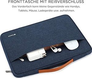 Torba NIDOO NIDOO torba na laptopa 12,5 cala teczka torebka Pokrowiec na 12,9 iPada Pro 2016 2017/13,3 MacBook Pro / 13,5 Surface Laptop 2 / 13,3 Lenovo Yoga S730 730 ThinkPad X390, niebieski 5