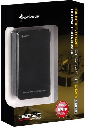 Kieszeń Sharkoon QuickStore Portable Pro USB 3.0 Czarna 5