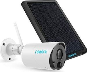 Kamera IP Reolink Kamera Reolink Argus Eco + panel słoneczny, kamera IP 1080p WLAN z baterią, gniazdo kart SD, czujnik ruchu PIR, WLAN 2,4 GHz, noktowizor IR i 2-drożny dźwięk, wersja 2019 1