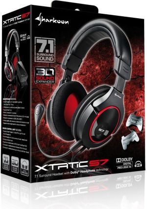 Słuchawki Sharkoon X-Tatic S7 Gaming (4044951012763) 4