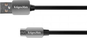 Kabel USB Kruger&Matz USB-A - 1.8 m Czarny (KM0331) 1