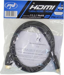 Kabel Vexin HDMI - HDMI 1.5m czarny (vx3770) 1