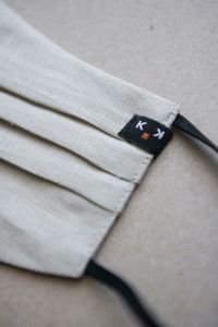 MASKKA Maska maseczka ochronna Canvas ze 100% lnu 1582 3