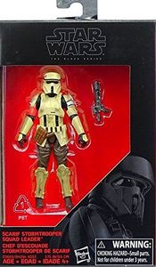 Figurka Hasbro Star Wars: Rogue One, The Black Series, ekskluzywna figurka przywódcy drużyny szturmowców Scarif, 3,75 cala 1