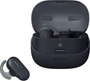 Słuchawki Sony Sony WF-SP900 True Wireless Sport Słuchawki (bezprzewodowe, wodoodporne IPX8, odporne na słoną wodę, Bluetooth, pamięć 4 GB) czarne 4